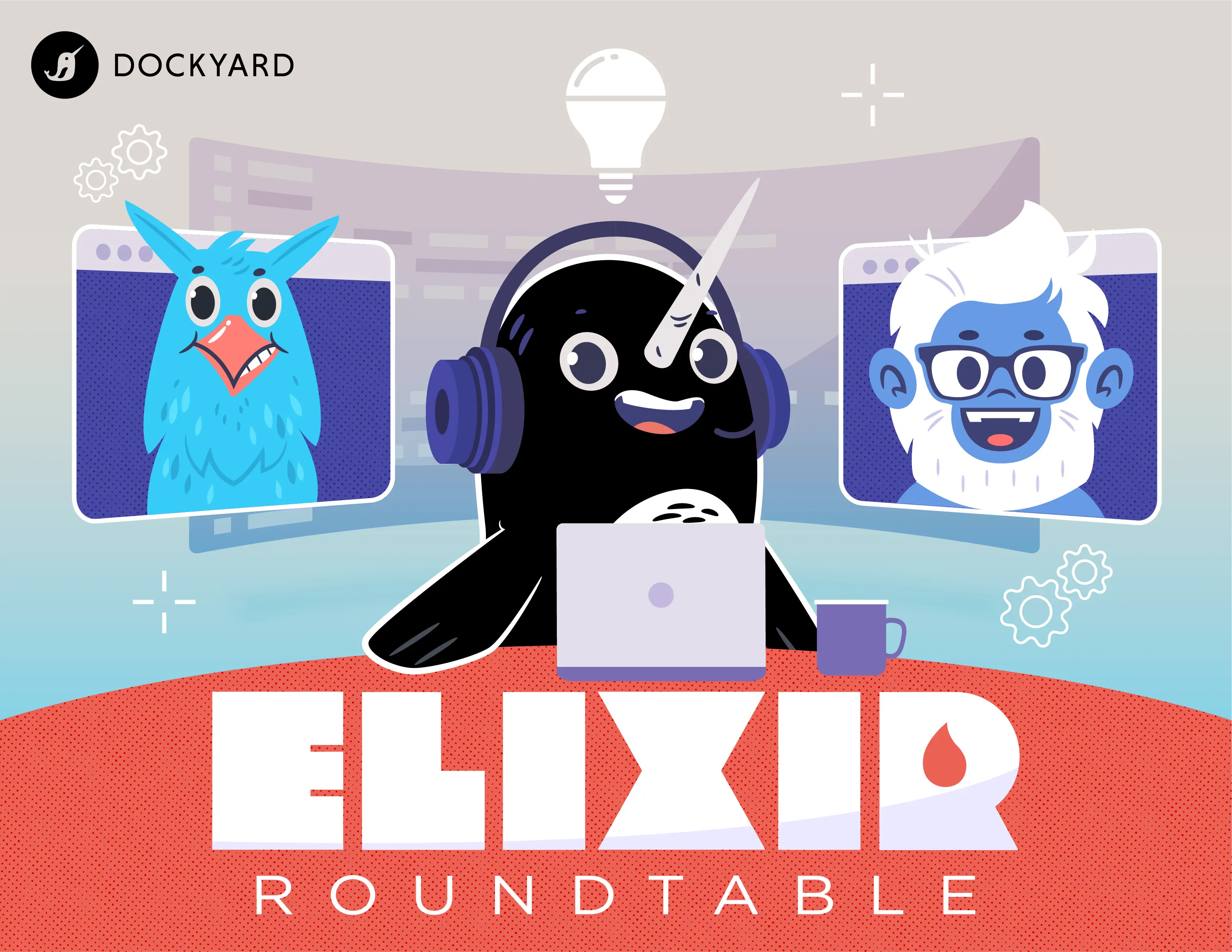 The Elixir Roundtable logo