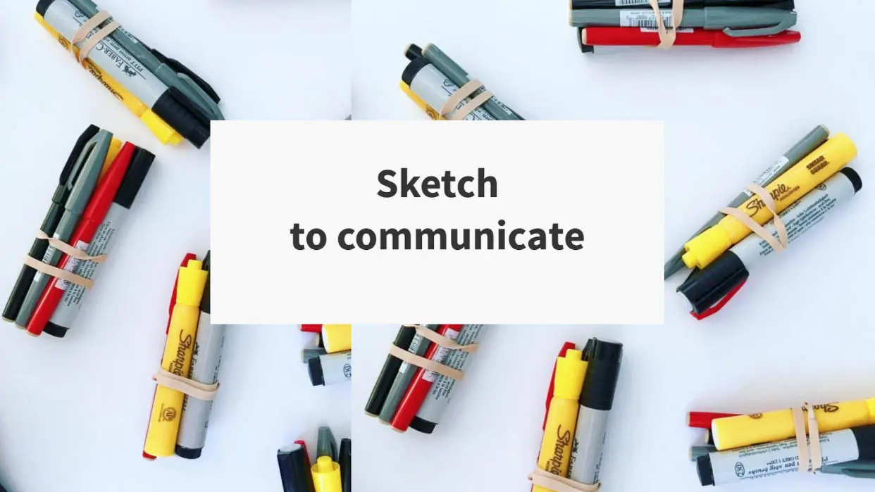 Sketching to Communicate - opening slide