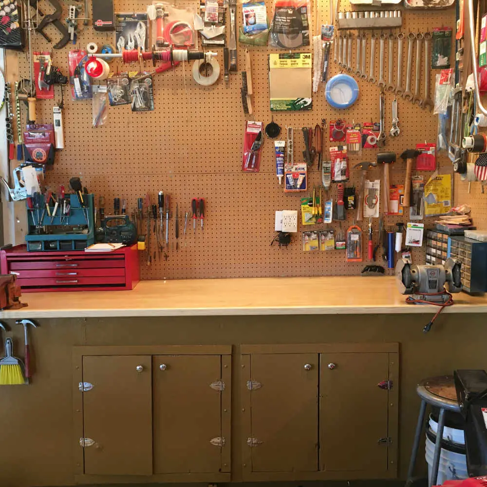 Tools in workshop